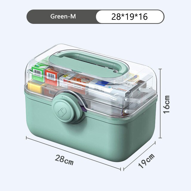3 Layers Medicine First Aid Kit Large Capacity Pill Cases аптечка Organizer Family Emergency Medicine Storage Container Box