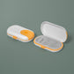 4/6 Grids Portable Travel Pill Case With Pill Cutter
