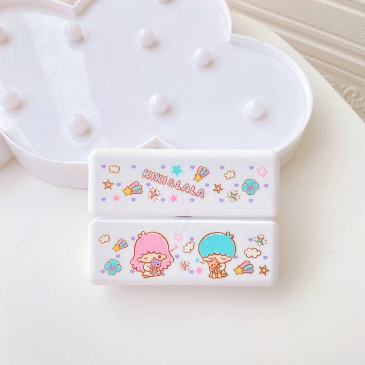 Kawaii Sanrios Anime Melody Pill Medicine Box