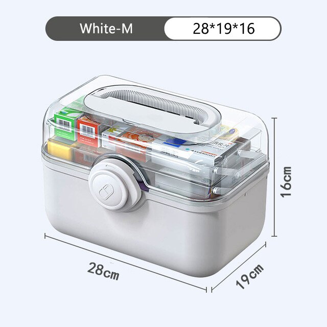 3 Layers Medicine First Aid Kit Large Capacity Pill Cases аптечка Organizer Family Emergency Medicine Storage Container Box