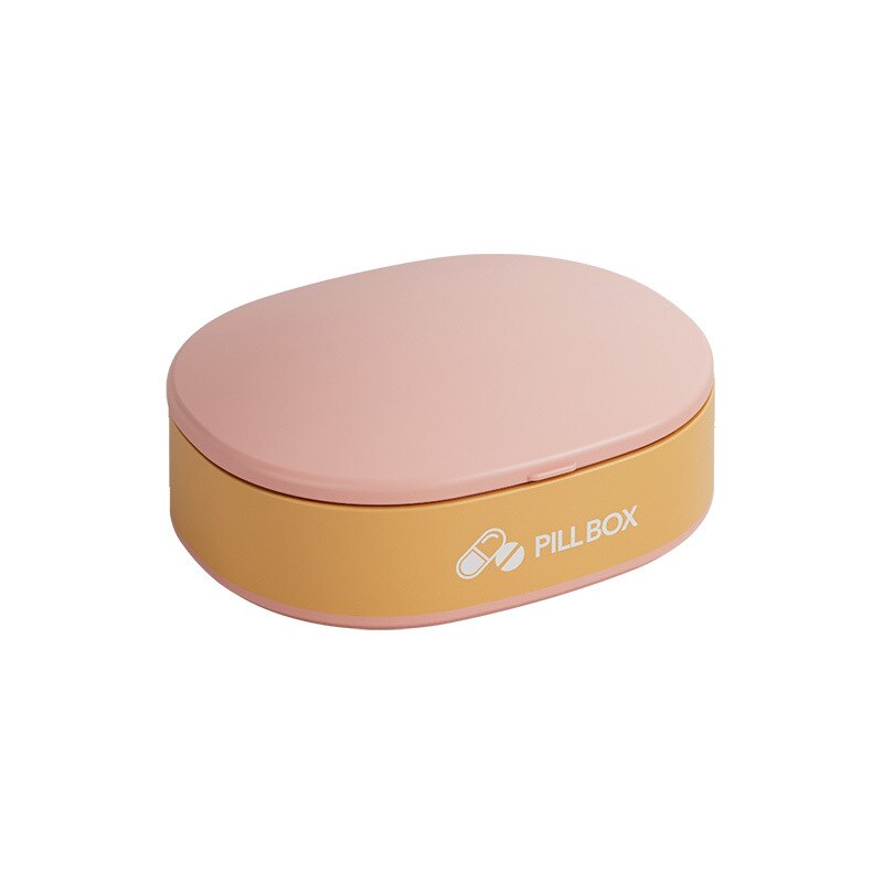Pill Case for Tablets 6 Gird Medicine Pill's Organizer Drug Capsule Plastic Storage Box Divider Weekly Travel Pill Box